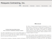 Tablet Screenshot of mosqueracontracting.com